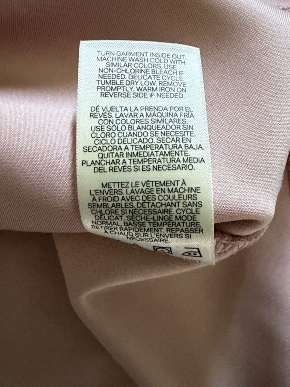 Scotch & Soda Women’s Drawstring T-Shirt Dress in Dusty Rose Size XL NWT - Picture 10 of 10